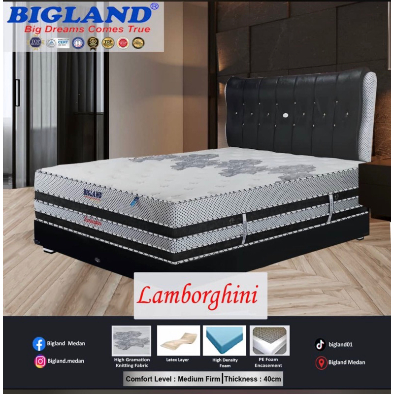 Springbed Bigland Lamborghini 180x200cm