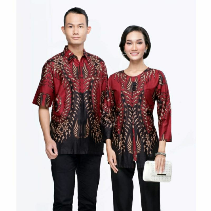 Blouse Batik Wanita Jumbo XXL XXXL Kemeja Atasan Batik Wanita Big Size 4L-5L MNC