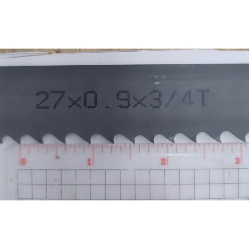 bimetal bandsaw blade 3300 x 27 gergaji pita potong besi potong baja band saw blade
