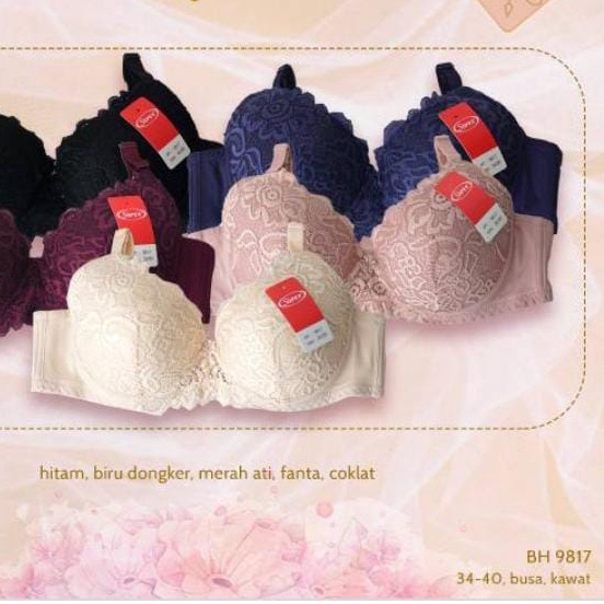 ORIGINAL BH SOREX Renda BRA Cup Besar Sorex Kawat Busa Art 9817