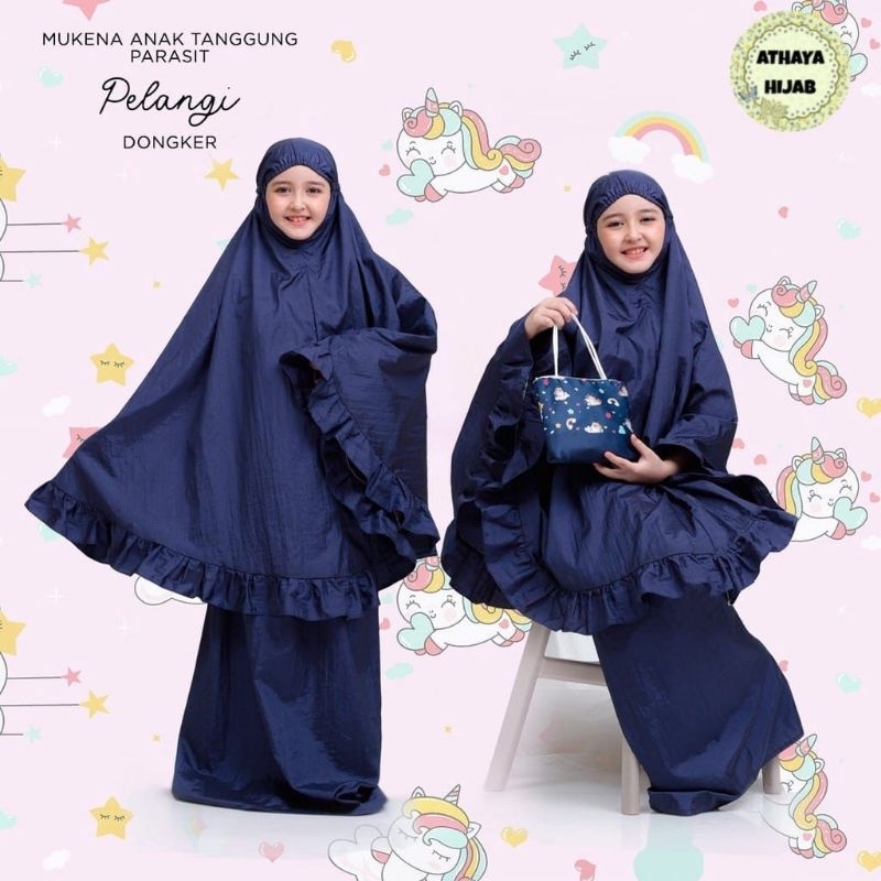 New mukena kids pelangi by athaya hijab ori