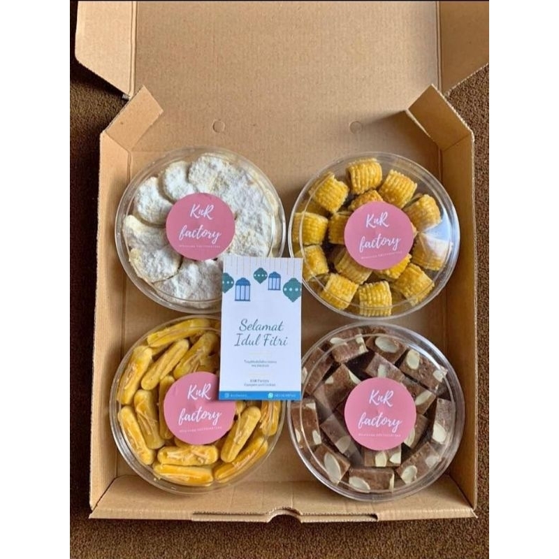 

paket kue lebaran murah dapat 4toples