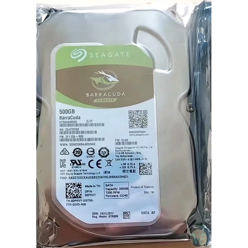 Harddisk Seagate 500GB internal Pc / CCTV