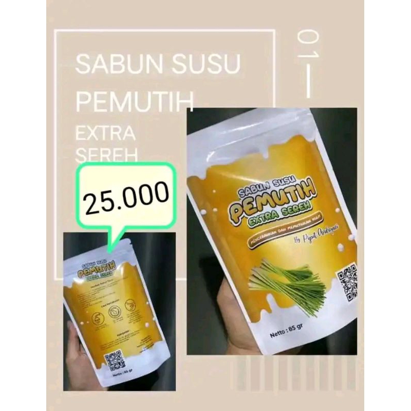 Sabun Pemutih Sereh By Pipit Andreyani