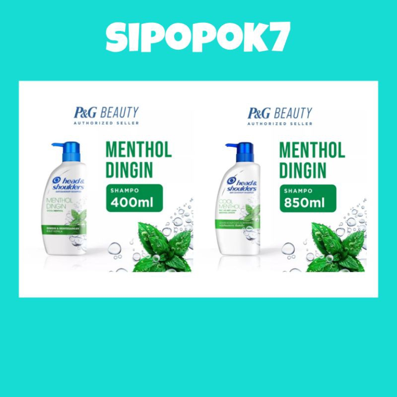 shampoo head and shoulder 400ml shampoo head and shoulder anti ketombe cool menthol 400ml