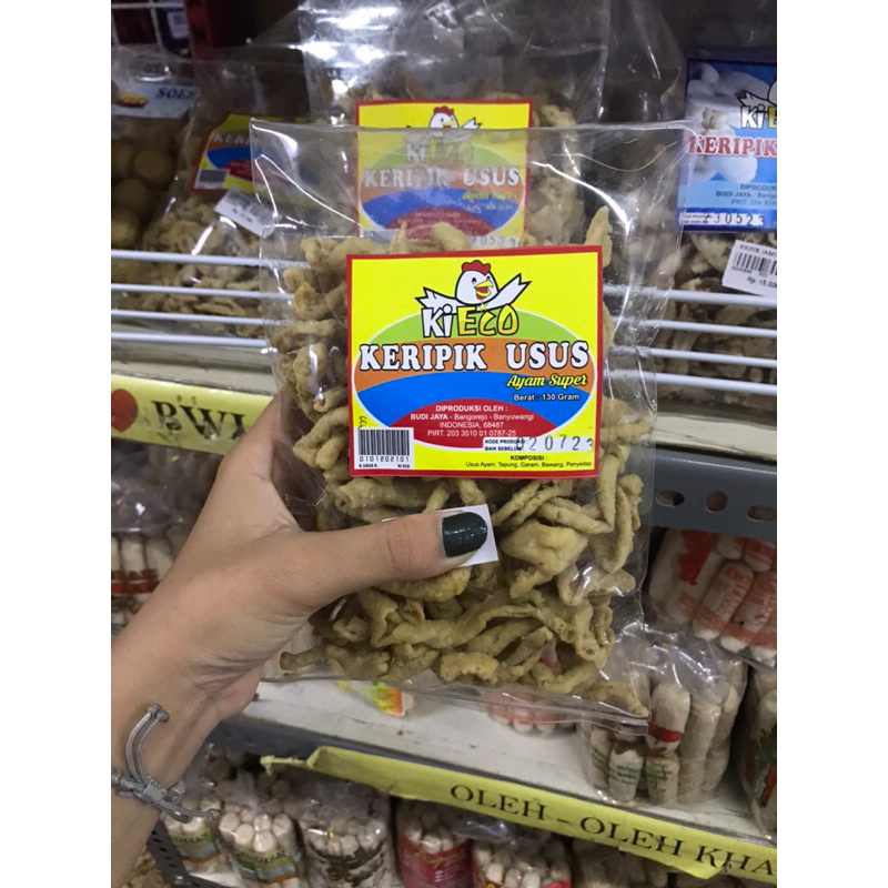 

KERIPIK USUS 130gr / KRIPIK USUS AYAM