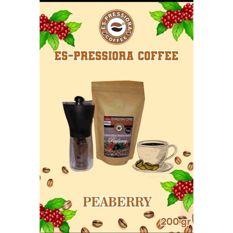 

Kopi Peaberry/Jantan Limited Edition
