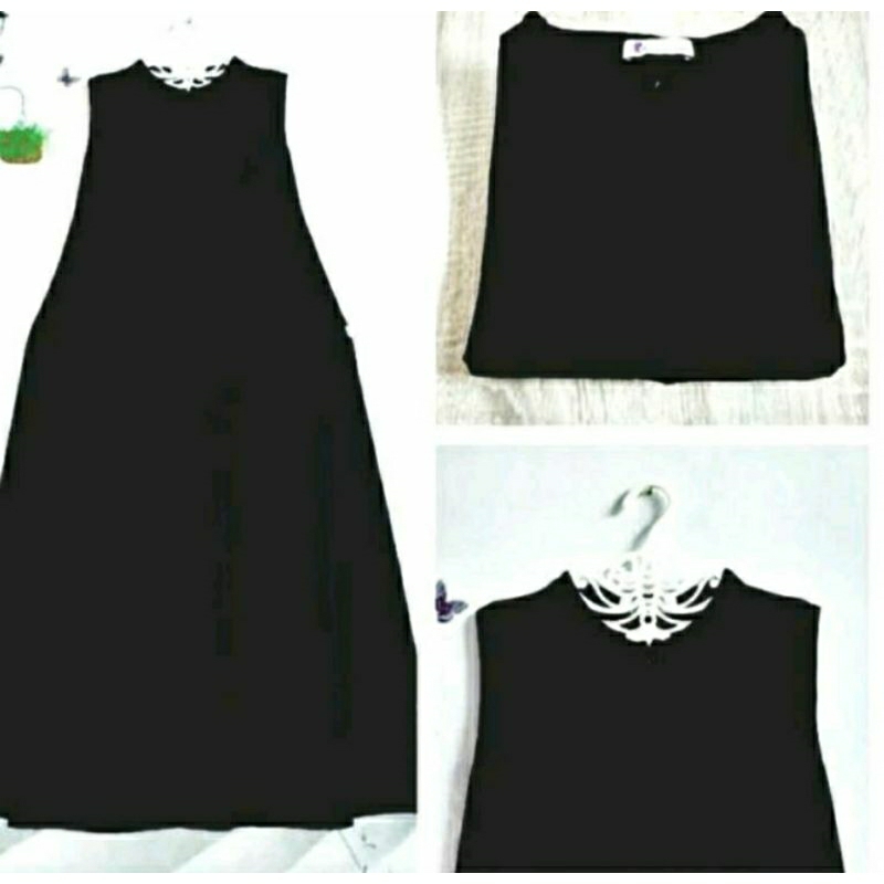 Inner dress katun jumbo big size over size busui busui non busui daleman gamis baju kutung lekbong t