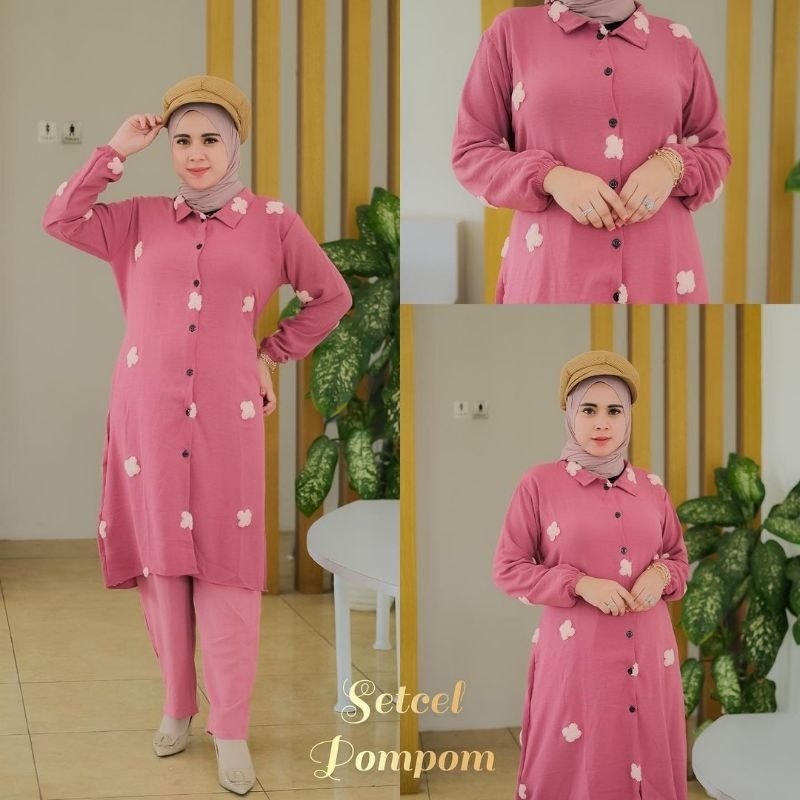 SET POMPOM PREMIUM/SET BRUKAT BY ZHAFIRA STYLE