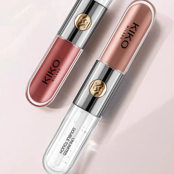 Kiko Milano Liquid lipstick 6ml/Kiko Milano Minshzee Double Lip Gloss Fog Matte 2 in 1 Double Touch 