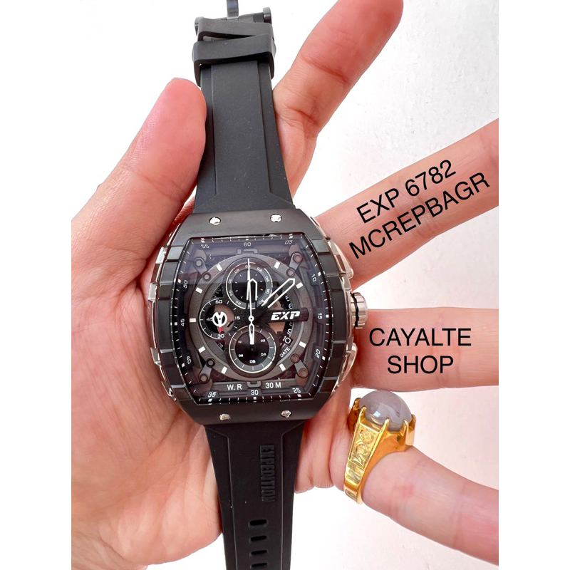 Expedition EXP 6782 MCREPBAGR Black Hitam Grey Silver