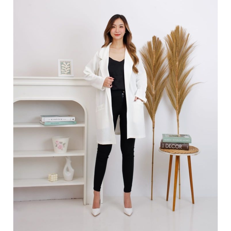 (NEW!!) BIGSIZE BLAZER LONG BLAZER JUMBO BLAZER ATASAN BIGSIZE BLAZER KOREA