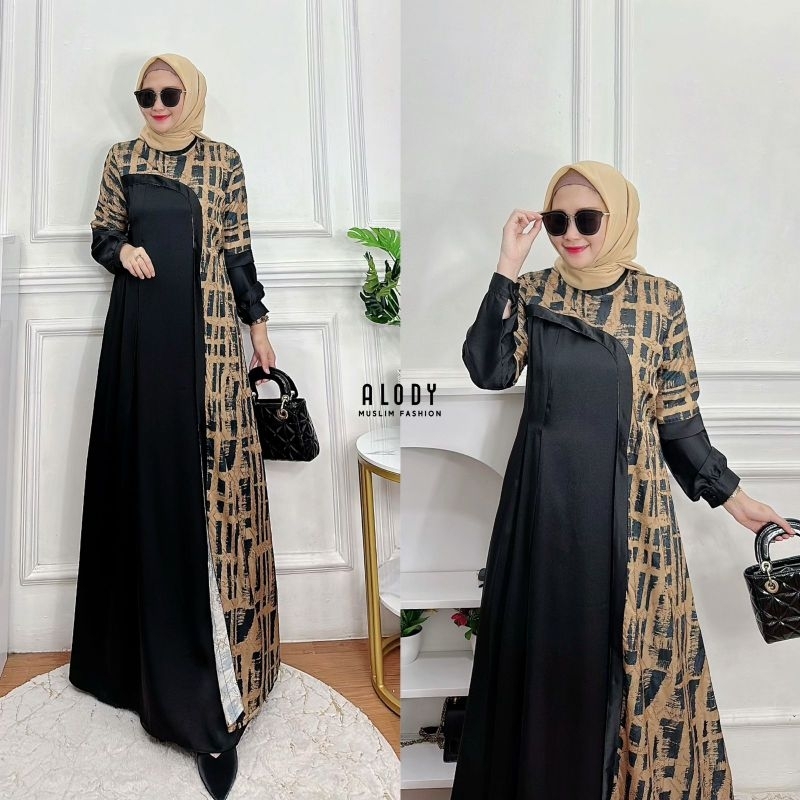 RHIANA DRESS BY ALODY DRESS CANTIK TERBARU