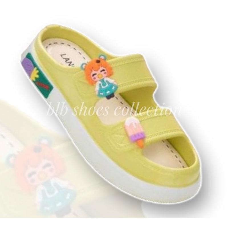 Sandal Anak Viral Sandal Anak Perempuan slip on Sandal Anak Ban dua Boneka Import Sendal Anak Terbaru Nyaman