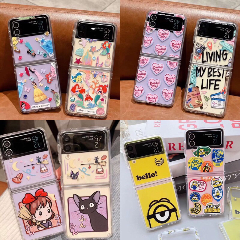 KOREAN CASETIFY SAMSUNG GALAXY Z FLIP 7 6 5 4 3 TPU CASE