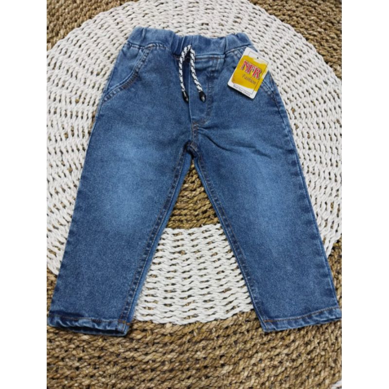 celana panjang jeans anak sobek distro bahan tebal 2-10 tahun