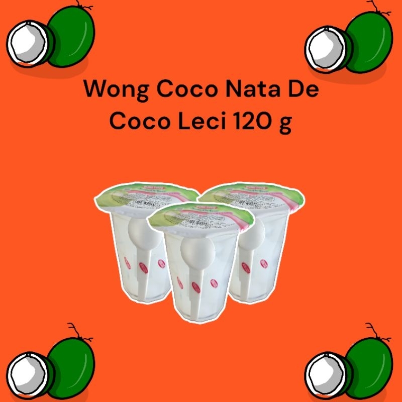 

Wong Coco Nata De Coco Leci 120 gram