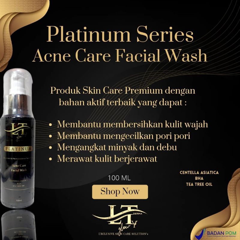 LTy Derma (ELTIway) Acne Care Facial wash/Sabun Wajah Untuk kulit Berminyak & Berjerawat
