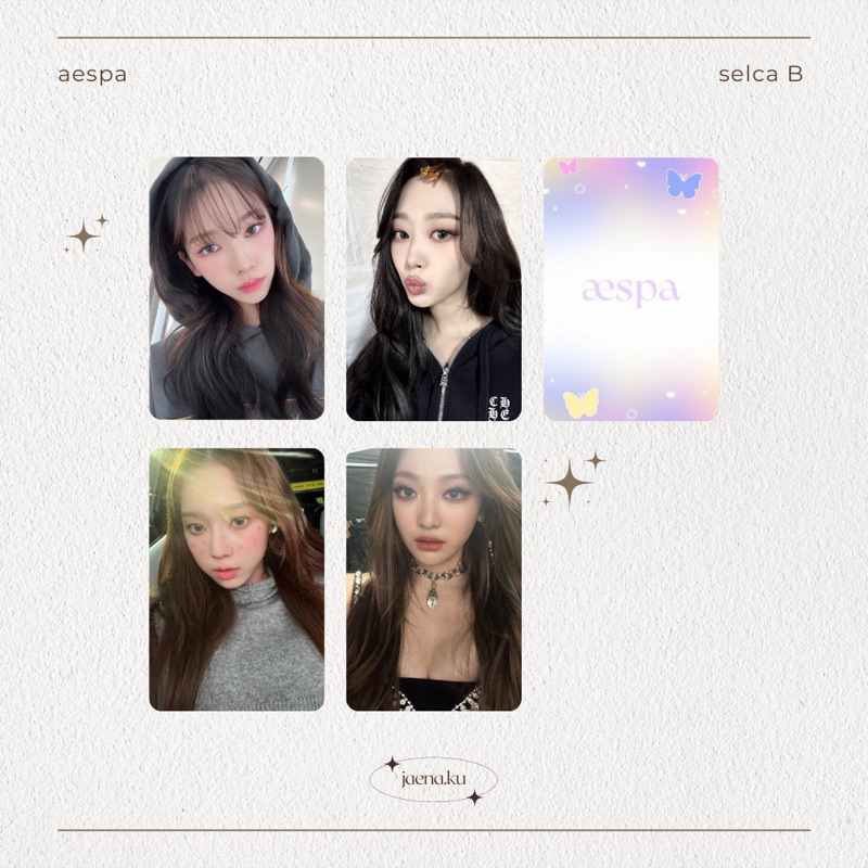 [AESPA] PHOTOCARD SELCA #6 AESPA UNOFFICIAL