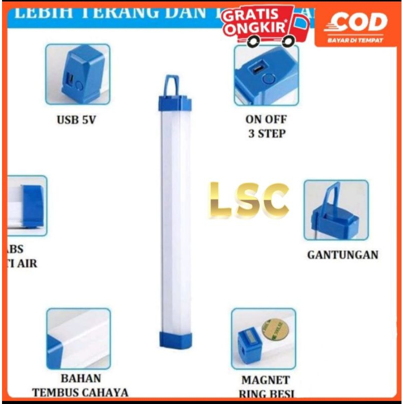 Lampu Emergency Led neon panjang Mitsuyama MS E 7630 10w 15w 30w