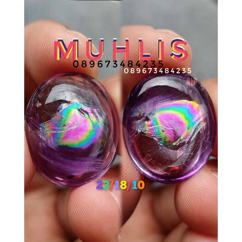 kecubung ungu pelangi