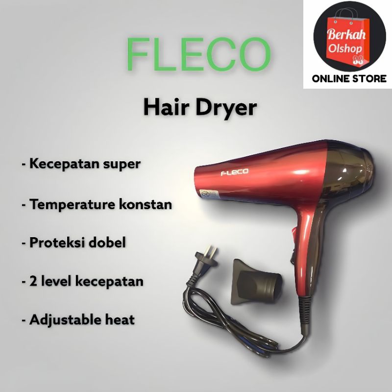 Hair Dryer - Hairdryer - Pengering Rambut FLECO 213A 400W