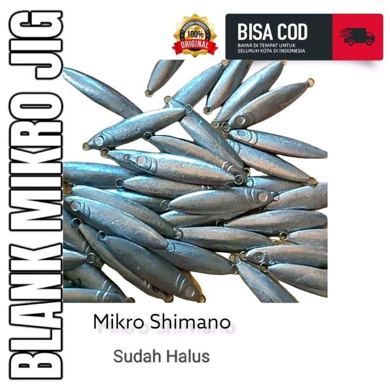 BLANK SHIMANO METAL 10,15,20,30,40,60,80 GRAM