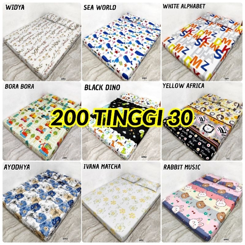 Sprei homemade uk 200*200 tinggi 30