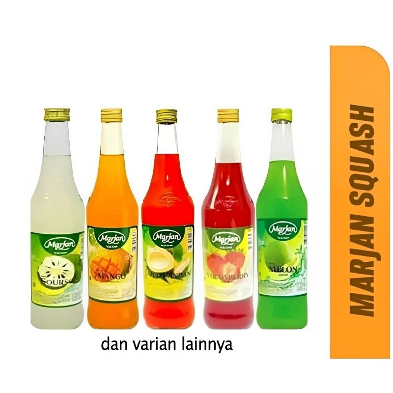 

Marjan squash syrup sirup sirop 450 ml all varian