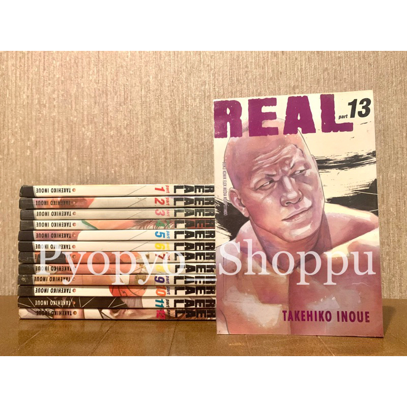 Komik Manga Real Set Takehiko Inoue Mangaka Slam Dunk 1-13