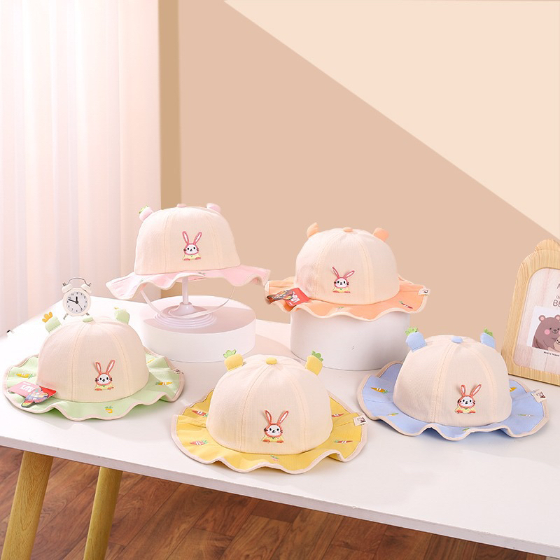 9-24 bulan Topi Bucket Anak Perempuan Import Model Carrotears Rabbit 3