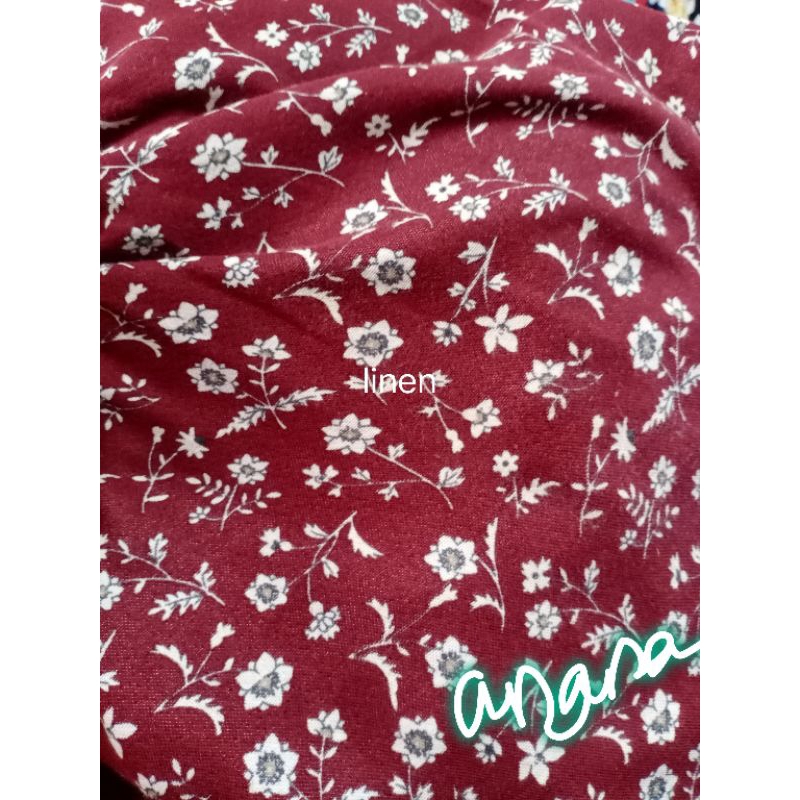 kain linen motif