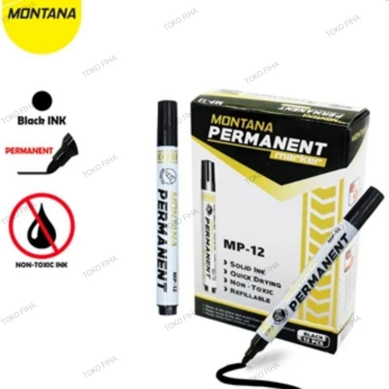 

Spidol Permanen Montana - Hitam