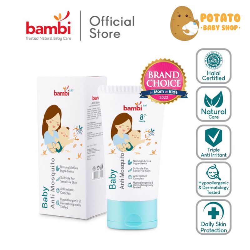 Bambi Baby Anti Mosquito Lotion with Citronella Oil - Lotion Anti Nyamuk