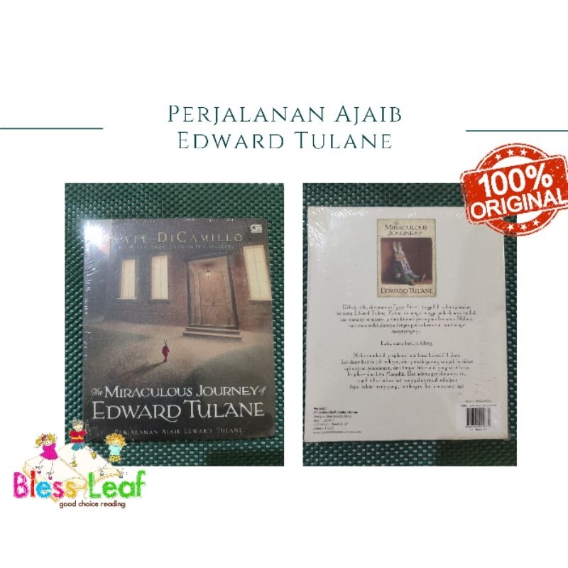 Baru Buku novel cerita anak dan dewasa The Miraculous journey of Edward Tulane - perjalanan Ajaib Ed