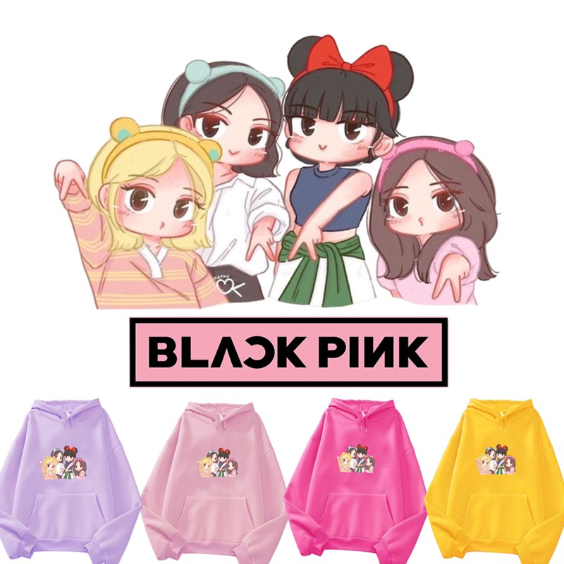 Sweater hoodie anak perempuan BLINK MEMBER