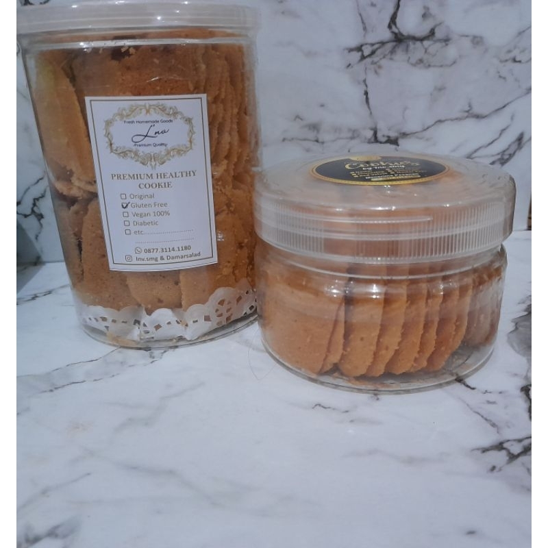 

Lidah Kucing (Gluten Free / biasa) rendah gula