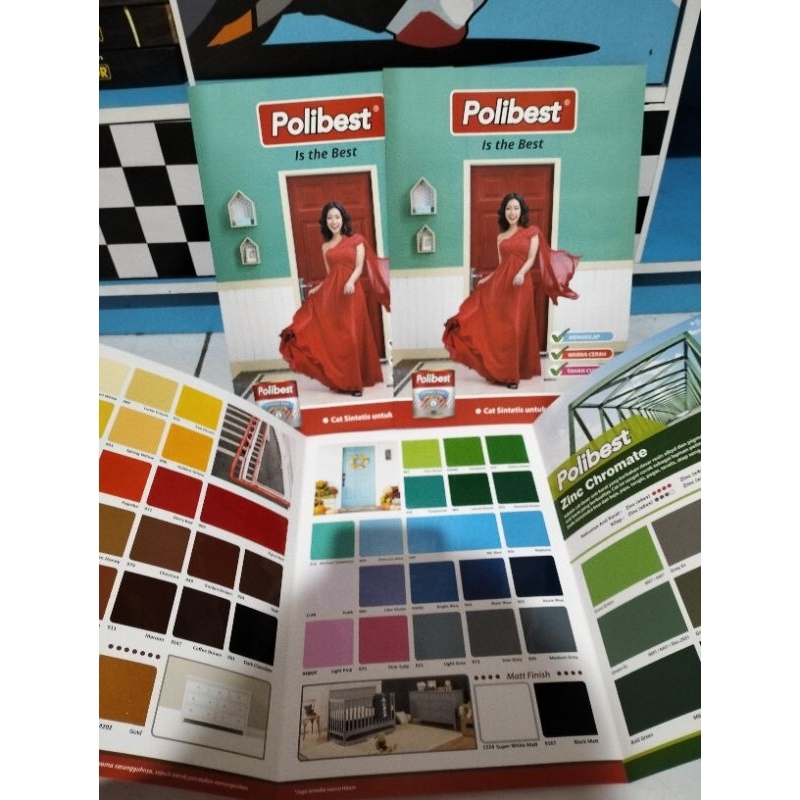 katalog cat polibest,catalog polibest,kartu warna polibest