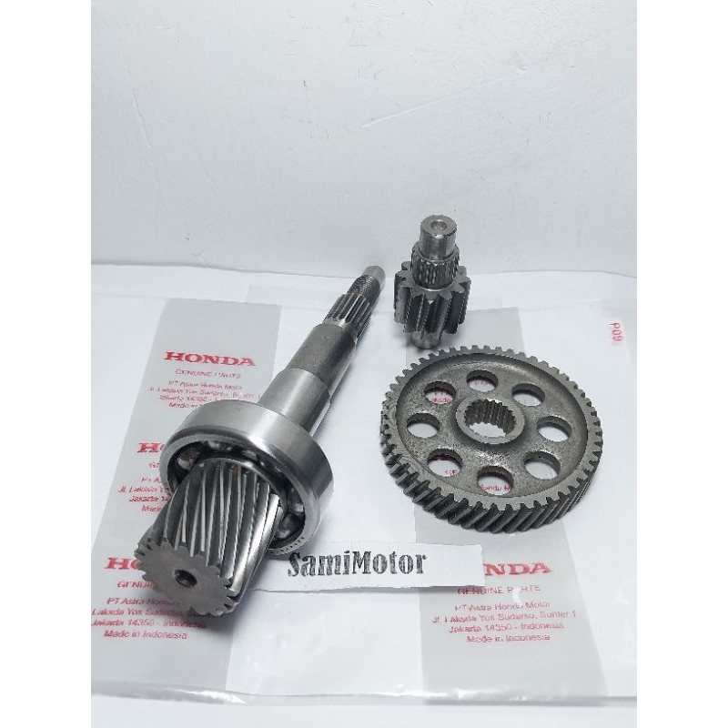 Gear rasio gigi gardan as pully cvt gear besar kecil Beat Fi injeksi,Vario 110 Fi,Scoopy Fi,Original