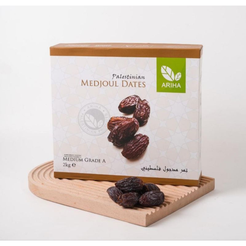 

*BARU , KURMA MEDJOUL MEDIUM ARIHA @2Kg GRADE A 100% Asli Palestina ( medjol , medjool Palestine dates )