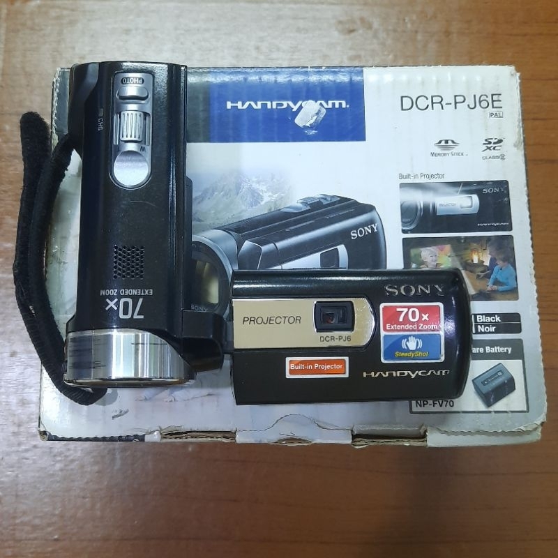Handycam Sony DCR- Pj6 E
