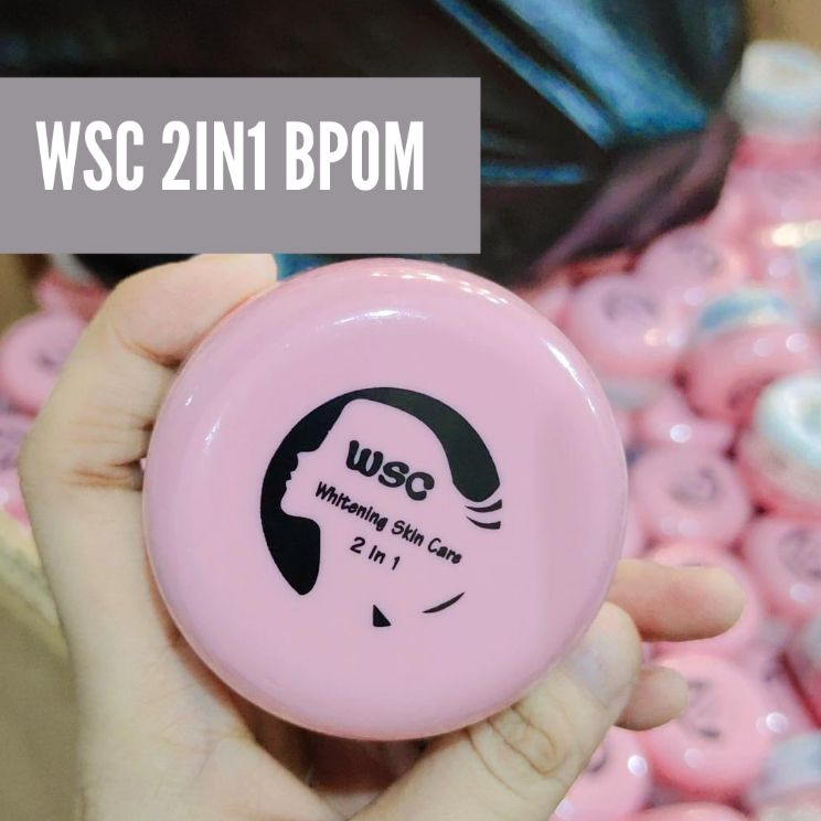 Cream WSC 2in1 Premium Quality Whitening Skin Care Bpom Original