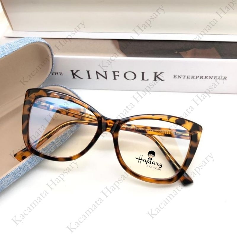 Frame Kacamata Minus Wanita Antiradiasi Terbaru 5010 | Kaca mata Anti UV Photocromic &amp; Bluecromic | Cylinder dan Plus