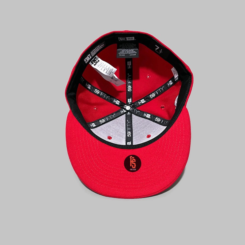 TOPI NEW ERA ORIGINAL 5950 WC 1994 DC SHOES RED