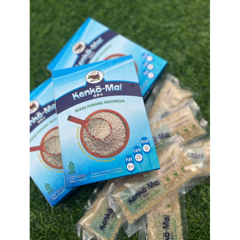 

kenko mai beras porang box (6 x 40gr) (konjac rice / shirataki/ beras sehat)
