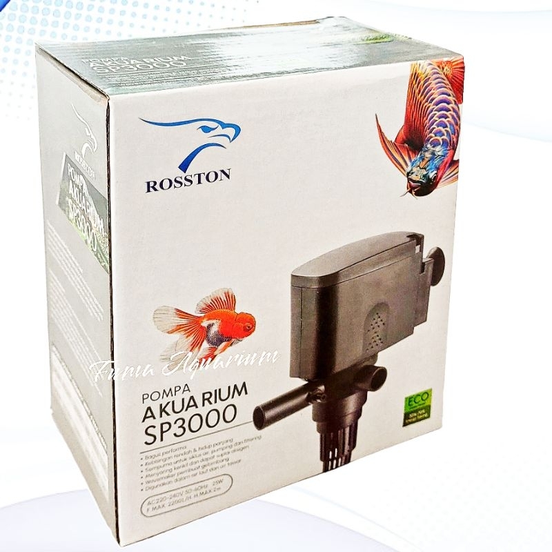 Pompa Power Head ROSSTON SP 3000 Mesin Filter Celup Aquarium power head Low Watt water Pump Submersible Pump