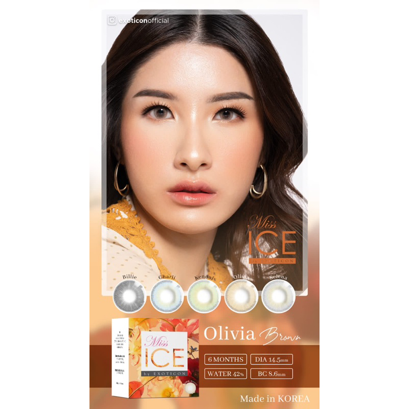 Softlens X2 MISS ICE 14,5 MM Normal By X2 Exoticon / Soflen MISS ICE / MISS ICE By X2 Exoticon / MIS ICE / MIST ICE