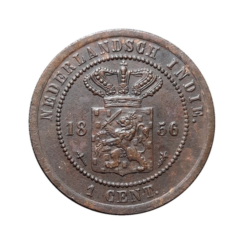 KOIN KUNO 1 CENT NEDERLANDS INDIES TH 1856 - KODE 0308