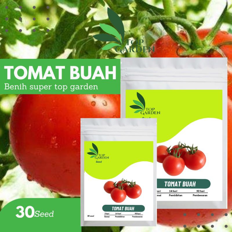 TOP GARDEN BENIH SUPER SAYURAN TOMAT BUAH BIJI TOMAT BUAH KUALITAS F1