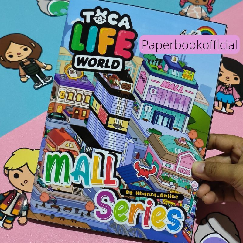 Toca Boca MALL SERIES Paper doll Mainan Edukatif Anak Viral